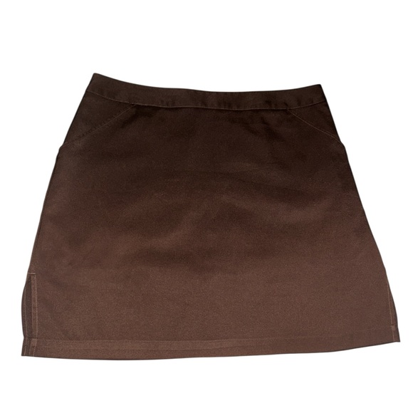 Elegant Chocolate Brown Women's Skort - Picture 1 of 4